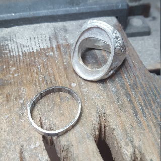 アレックスストリーター エンジェルハートリングのサイズ直し修理