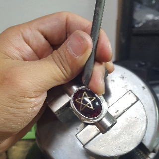 アレックスストリーター エンジェルハートリングのサイズ直し修理